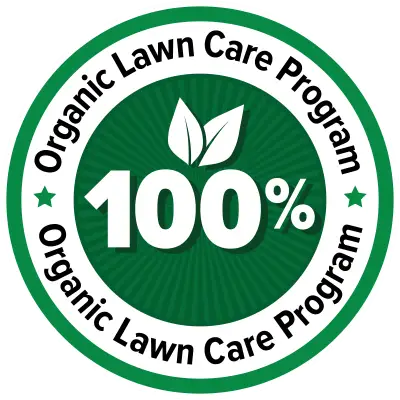 organic lawn care badge